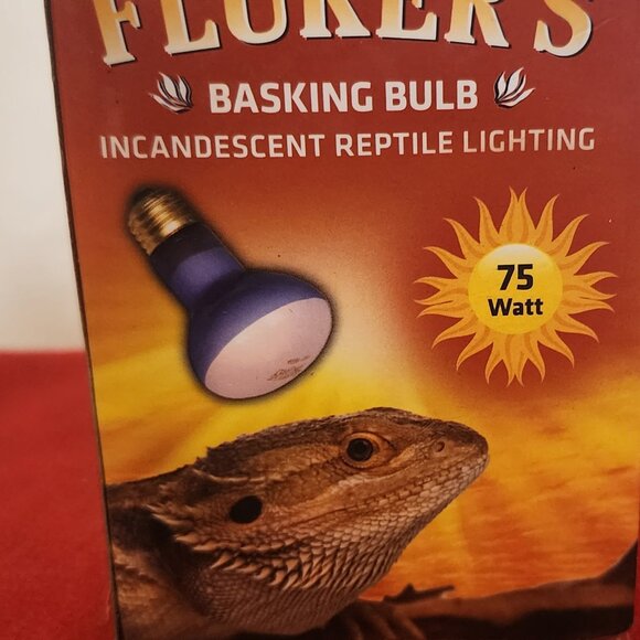 Fluker's 75W Incandescent Reptile Lighting Basking Bulb 120V 12"-18" Distance - Picture 6 of 16